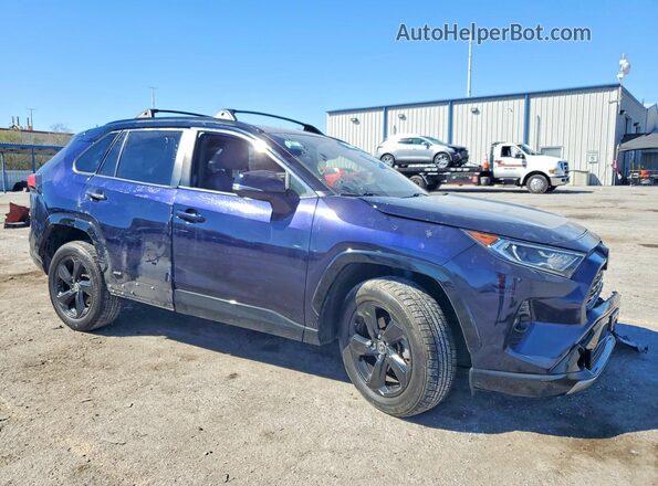 JTMEWRFV2LJ045323 2020 TOYOTA RAV4 Blue Przód prawy