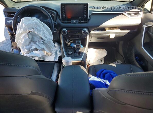 JTMEWRFV2LJ045323 2020 TOYOTA RAV4 Blue Widok deski rozdzielczej