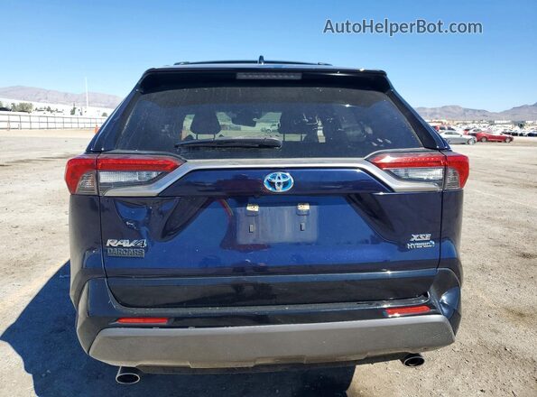 JTMEWRFV2LJ045323 2020 TOYOTA RAV4 Blue Widok z tyłu