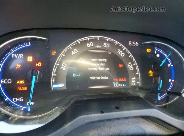 JTMEWRFV2LJ045323 2020 TOYOTA RAV4 Blue Widok zestawu wskaźników