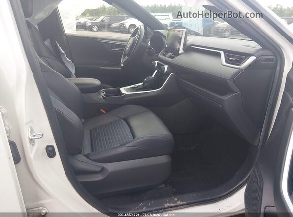 JTMEWRFV4KJ007204 2019 TOYOTA RAV4 HYBRID White Widok wnętrza z przodu