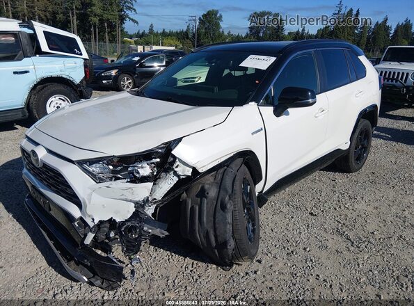 JTMEWRFV5KD508097 2019 TOYOTA RAV4 HYBRID White Передня ліва чверть
