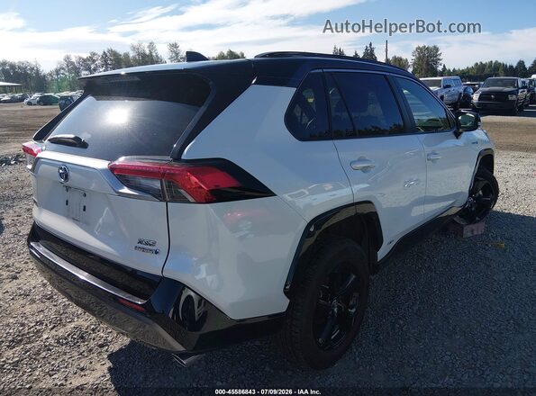 JTMEWRFV5KD508097 2019 TOYOTA RAV4 HYBRID White Задня права чверть