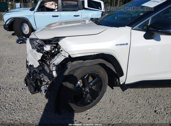 JTMEWRFV5KD508097 2019 TOYOTA RAV4 HYBRID White Вид спереду
