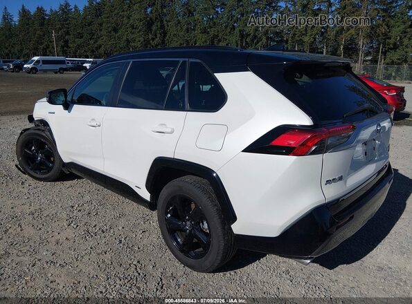 JTMEWRFV5KD508097 2019 TOYOTA RAV4 HYBRID White Задня ліва чверть