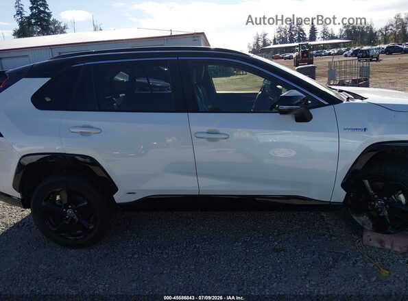 JTMEWRFV5KD508097 2019 TOYOTA RAV4 HYBRID White Вид задньої частини салону