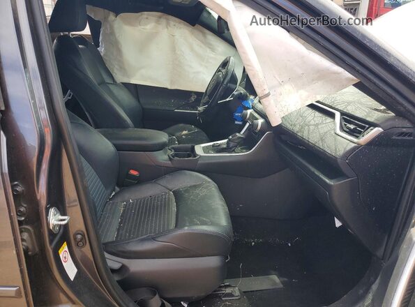 JTMEWRFV5KJ003338 2019 TOYOTA RAV4 Black Widok wnętrza z przodu