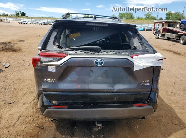 JTMEWRFV5KJ003338 2019 TOYOTA RAV4 Black Widok z tyłu