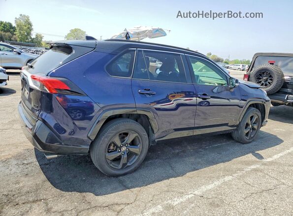 JTMEWRFV5LD544020 2020 TOYOTA RAV4 Синий Задняя правая четверть