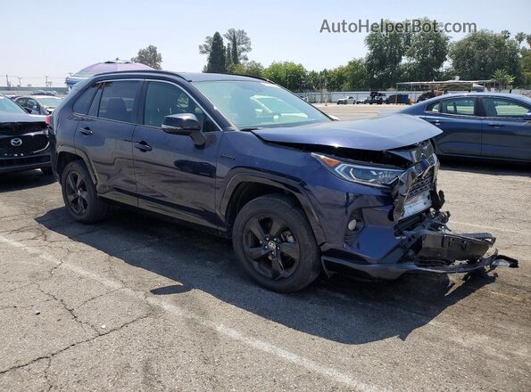 JTMEWRFV5LD544020 2020 TOYOTA RAV4 Синий Передняя правая четверть