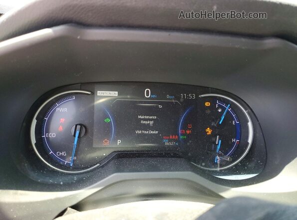JTMEWRFV5LD544020 2020 TOYOTA RAV4 Синий Вид щитка приборов