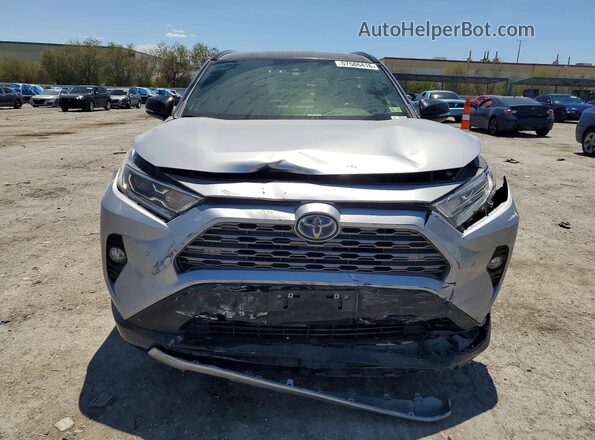 JTMEWRFV5LD547788 2020 TOYOTA RAV4 Silver Front view