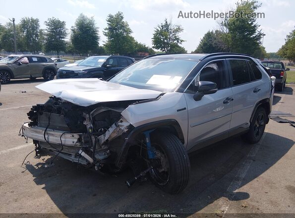 JTMEWRFV5LJ043050 2020 TOYOTA RAV4 HYBRID Серебряный Передняя левая четверть