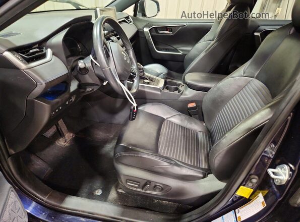 JTMEWRFV6LJ039654 2020 TOYOTA RAV4 Синий Вид салона спереди