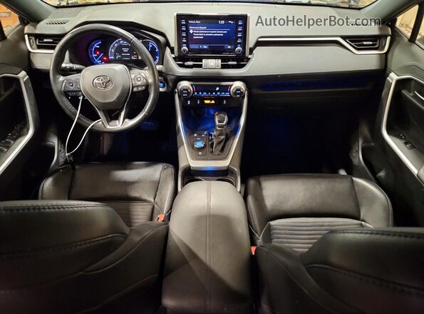 JTMEWRFV6LJ039654 2020 TOYOTA RAV4 Синий Вид панели приборов