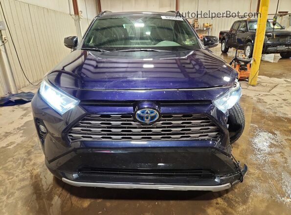 JTMEWRFV6LJ039654 2020 TOYOTA RAV4 Синий Вид спереди
