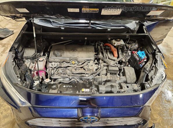 JTMEWRFV6LJ039654 2020 TOYOTA RAV4 Синий Вид подкапотного пространства