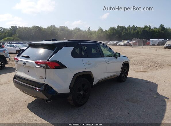 JTMEWRFV7KJ016382 2019 TOYOTA RAV4 HYBRID White უკანა მარჯვენა