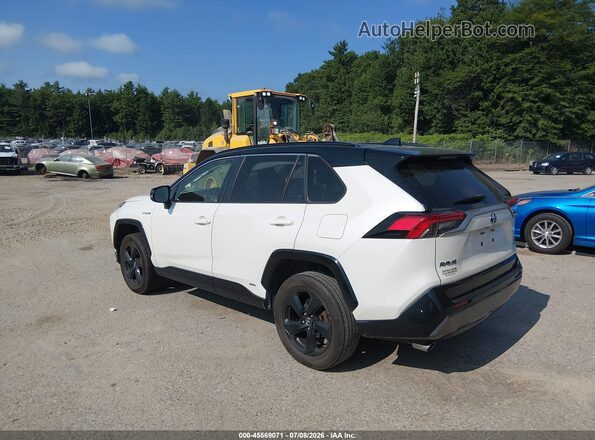 JTMEWRFV7KJ016382 2019 TOYOTA RAV4 HYBRID White უკანა მარცხენა