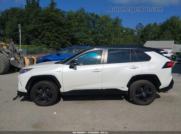 JTMEWRFV7KJ016382 2019 TOYOTA RAV4 HYBRID White სალონის 360-გრადუსიანი ხედი