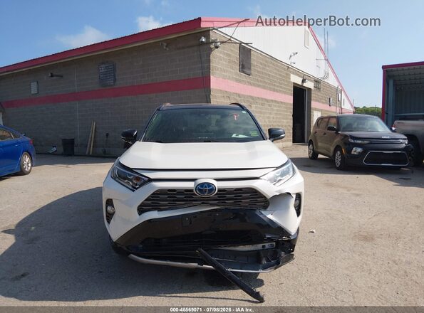 JTMEWRFV7KJ016382 2019 TOYOTA RAV4 HYBRID White წინა ხედი