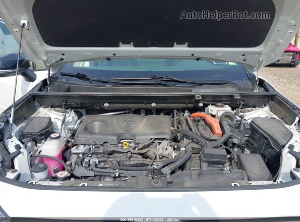 JTMEWRFV7LD545928 2020 TOYOTA RAV4 HYBRID White Вид ззаду