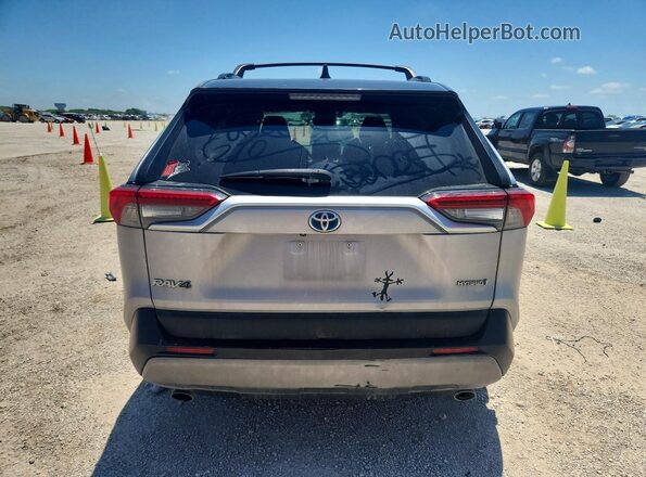 JTMEWRFV8KJ005794 2019 TOYOTA RAV4 Silver Widok z tyłu
