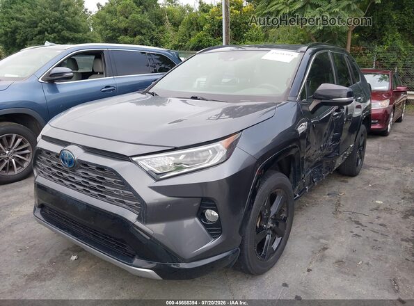 JTMEWRFV8LD539555 2020 TOYOTA RAV4 HYBRID Серый Передняя левая четверть