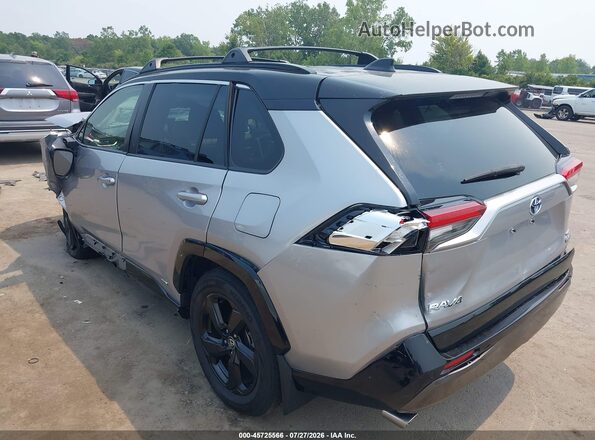 JTMEWRFV8LJ030230 2020 TOYOTA RAV4 HYBRID Gray Trasero izquierdo