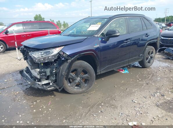 JTMEWRFV8LJ046685 2020 TOYOTA RAV4 HYBRID Dark Blue Առջևի ձախ երեք քառորդ տեսարան