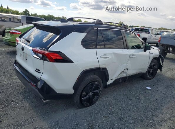 JTMEWRFV9KJ023477 2019 TOYOTA RAV4 White Tył prawy
