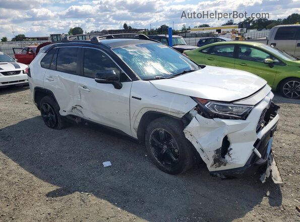 JTMEWRFV9KJ023477 2019 TOYOTA RAV4 White Przód prawy