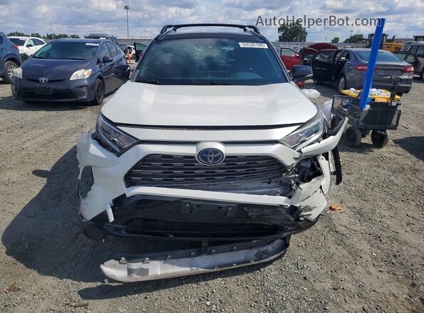 JTMEWRFV9KJ023477 2019 TOYOTA RAV4 White Widok z przodu