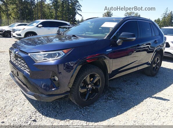JTMEWRFVXLJ038359 2020 TOYOTA RAV4 HYBRID Blue Front left