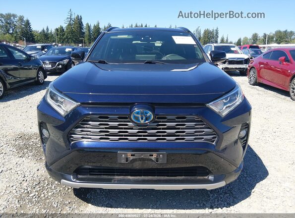 JTMEWRFVXLJ038359 2020 TOYOTA RAV4 HYBRID Blue Rear interior view