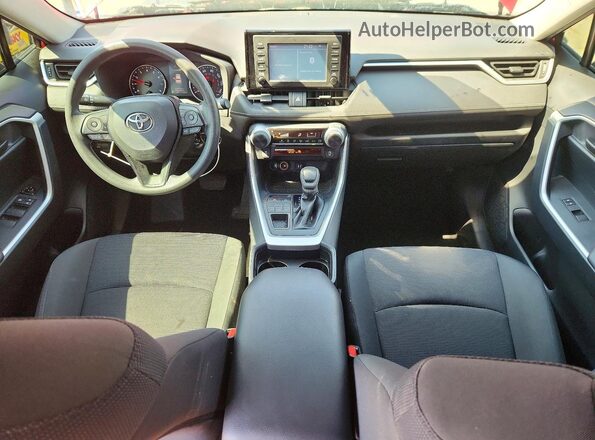JTMF1RFV2KD031129 2019 TOYOTA RAV4 Red Dashboard view