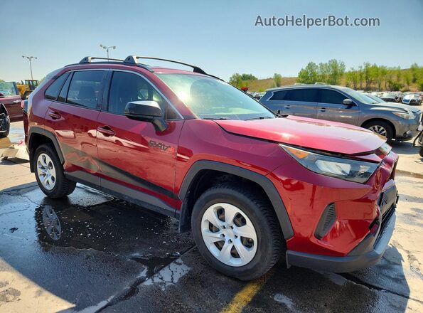 JTMF1RFV2KD031129 2019 TOYOTA RAV4 Red Front right