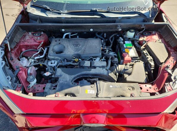JTMF1RFV2KD031129 2019 TOYOTA RAV4 Red Engine compartment view