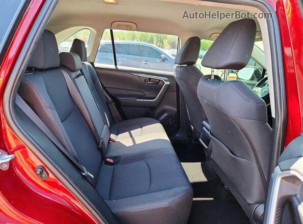 JTMF1RFV2KD031129 2019 TOYOTA RAV4 Red Rear interior view