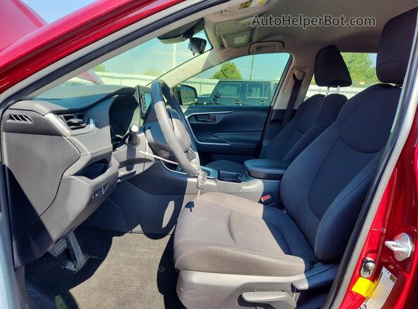 JTMF1RFV2KD031129 2019 TOYOTA RAV4 Red Front interior view