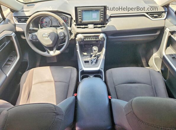 JTMF1RFV2KD503717 2019 TOYOTA RAV4 Black Widok deski rozdzielczej