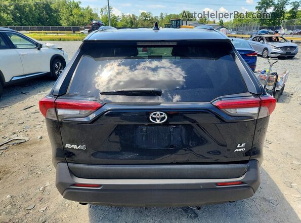 JTMF1RFV2KD503717 2019 TOYOTA RAV4 Black Widok z tyłu