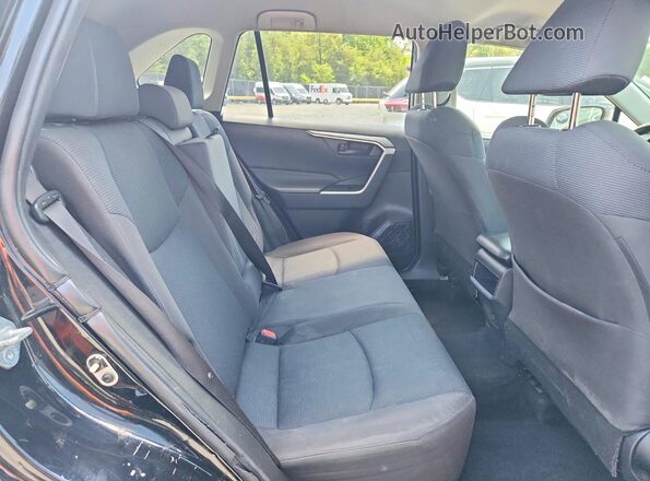 JTMF1RFV2KD503717 2019 TOYOTA RAV4 Black Widok wnętrza z tyłu