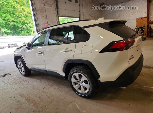 JTMF1RFV4KD044349 2019 TOYOTA RAV4 White Հետևի ձախ