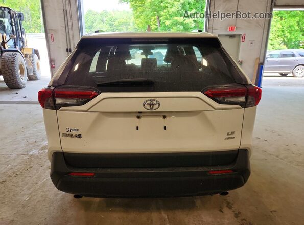 JTMF1RFV4KD044349 2019 TOYOTA RAV4 White Հետևի տեսք