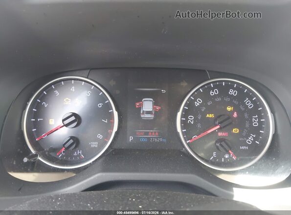 JTMF1RFV4LD048712 2020 TOYOTA RAV4 Blue Widok tylnych siedzeń