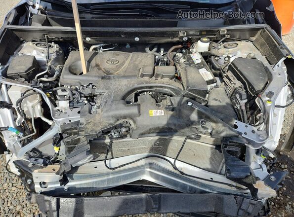 JTMF1RFV5PD098525 2023 TOYOTA RAV4 Silver ძრავის განყოფილების ხედი