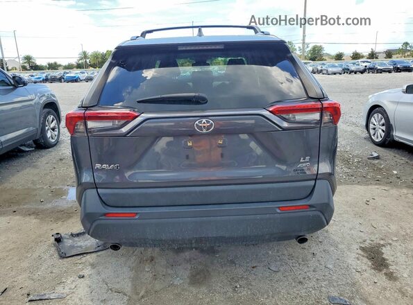 JTMF1RFV7LD058537 2020 TOYOTA RAV4 Gray Вид ззаду