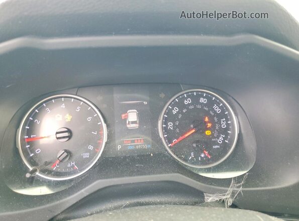 JTMF1RFV7LD058537 2020 TOYOTA RAV4 Gray Вид щитка приладів