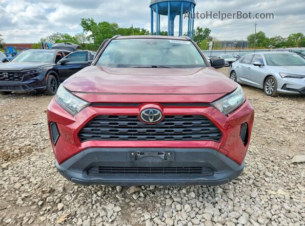 JTMF1RFVXKD036952 2019 TOYOTA RAV4 Red Вид спереду